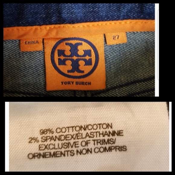 Tory Burch flare Jean's size 27 - Picture 4 of 8